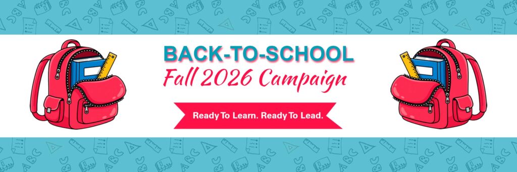 2026 Back-to-School Fall Appeal banner image